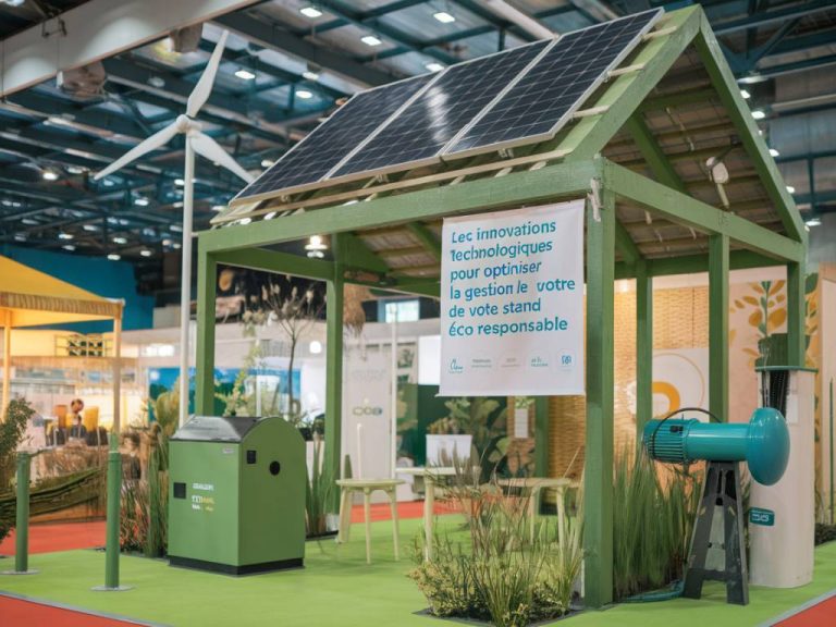 Les innovations technologiques pour optimiser la gestion de votre stand eco-responsable