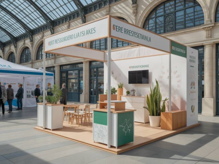 Comment concevoir un stand modulaire éco-responsable adapté à différents salons professionnels